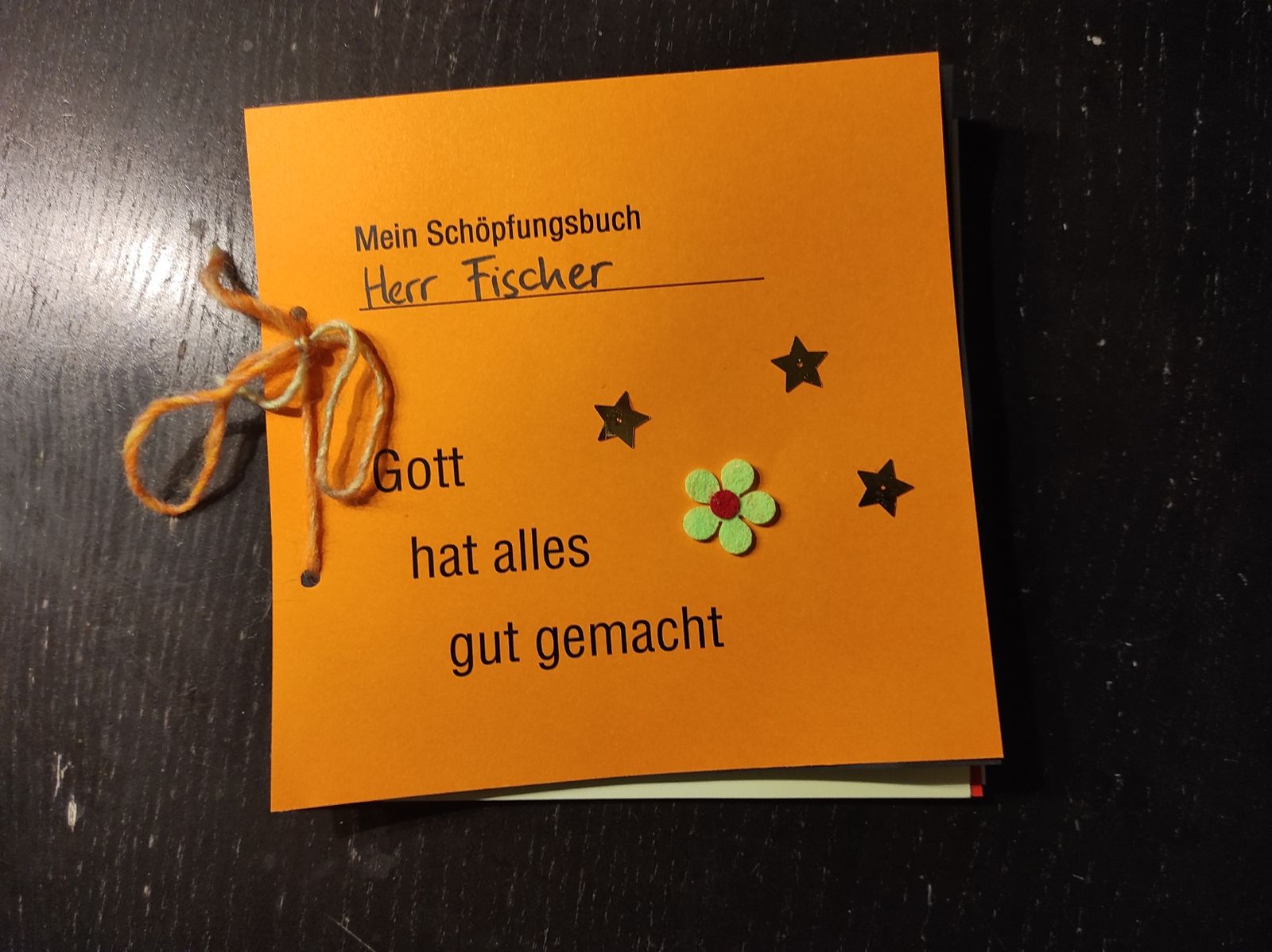 Titelbild zum Material "Schöpfungsbuch".